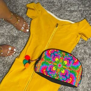 Yellow Body-con Dress